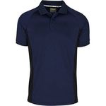 Navy/Black Antl Wicking Polo S
