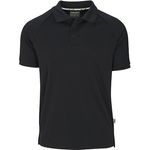 Black Antibacterial Wicking Polo L