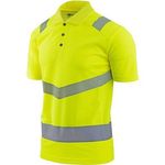 Yellow Hi-Vis Polo Shirt 3Xl