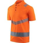 Orange Hi-Vis Polo Shirt M