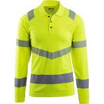 Yellow Ls Hi-Vis Polo Shirt L