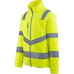 Yellow Hi-Vis Fleece Jacket L