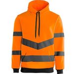 Orange Hi-Vis Hoodie L