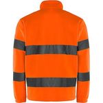 Orange Hi-Vis Fleece Jacket 2Xl