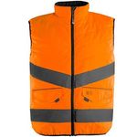 Orange Hi-Vis Bodywarmer 4Xl