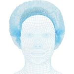 Blue Disposable Mob Caps Pk2000