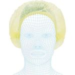 Yellow Disposable Mob Caps Pk2000