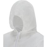 White Lwt Disposable Overalls S