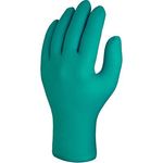 Teal Pf Nitrile Disb Gloves L Pk100
