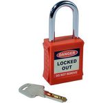 Industrial Red Lockout Padlock