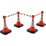 Org Retract Barrier Red/White Belt