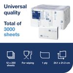 Xpress H2 Blu Zfold Paper Towel Pk12