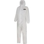 Alphashield S1Bh Wht Coveralls M