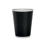 Black Ripple Cup 12Oz Pk500