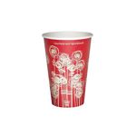 Vending Cup Red Swirl 9Oz Pk1000
