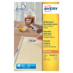 Avery Remv Lsr Lbls Wht 48L/Sht Bx25