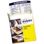 Avery Print Allerg Food Labels Pk300