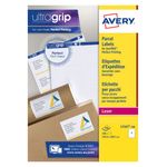Avery Lsr Shp Lbls 1L/Sh Wht Bx100