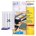 Avery Mini Data Crt Lbl 24L/Sht Bx25