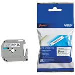 Brother P-Touch Tpe 9Mm Blk/Wht Tpe