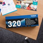 Brother Tn-320Bk Toner Cartridge Blk