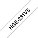 Brother Hge Tpe 12Mmx8M Blk/Wht Tpe