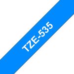 Brother Tze Tpe 12Mmx8M Wht/Blue Tpe