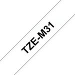Brother Tze Tpe 12Mmx8M Blk/Clr Tpe