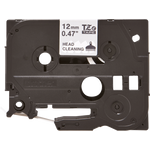 Brother Tze Ph Clng Tpe 12Mm Blk/Wht