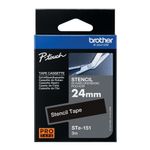 Brother Stencil Tpe 24Mmx3M Blk