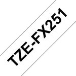 Brother Tze Tpe 24Mmx8M Blk/Wht