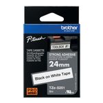 Brother Tze Tpe 24Mmx8M Blk/Wht Tpe