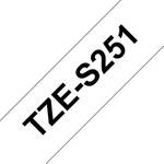 Brother Tze Tpe 24Mmx8M Blk/Wht Tpe