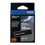 Brother Stencil Tpe 36Mm Blk/Wht Tpe
