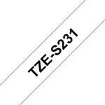 Brother Tze Tpe 12Mmx8M Blk/Wht Tpe