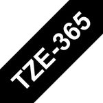 Brother Tze Tpe 36Mmx8M Wht/Blk Tpe