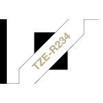 Brother Tze Ribbon Tpe 12Mm Gold/Wht