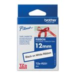 Brother Tze Ribbon Tpe 12Mm Blk/Wht