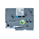 Brother Tze Tpe 12Mm Blk/Pstl Purple