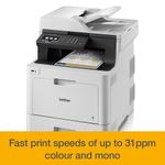 Brother Mfcl8900Cdw Colour Laser Mfp