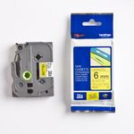 Brother Tze Tpe 6Mmx8M Blk/Ylw Tpe