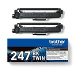 Brother Tn-247Bktwin Tnr Twnpk Hy Bk