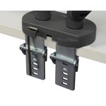 Be Flexible Dual Monitor Arm Dgrey