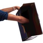 Fellowes Fliptop Storg Box Bl/Wh P10