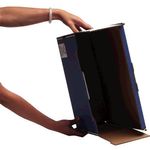 Fellowes Fliptop Storg Box Bl/Wh P10