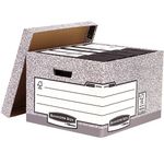 Bankers Stnd Lge Store Box Gry Pk10