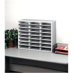 Fellowes Lit Org 24 A4 Cmprt Dve Gry