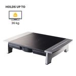 Fellowes Off Suite Std Mon Rsr Bk/Gy