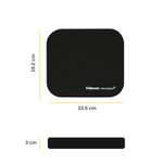Fellowes Microban Black Mouse Mat