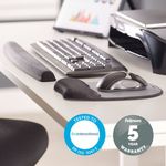Fellowes Memory Mouse Pad Blk/Slver